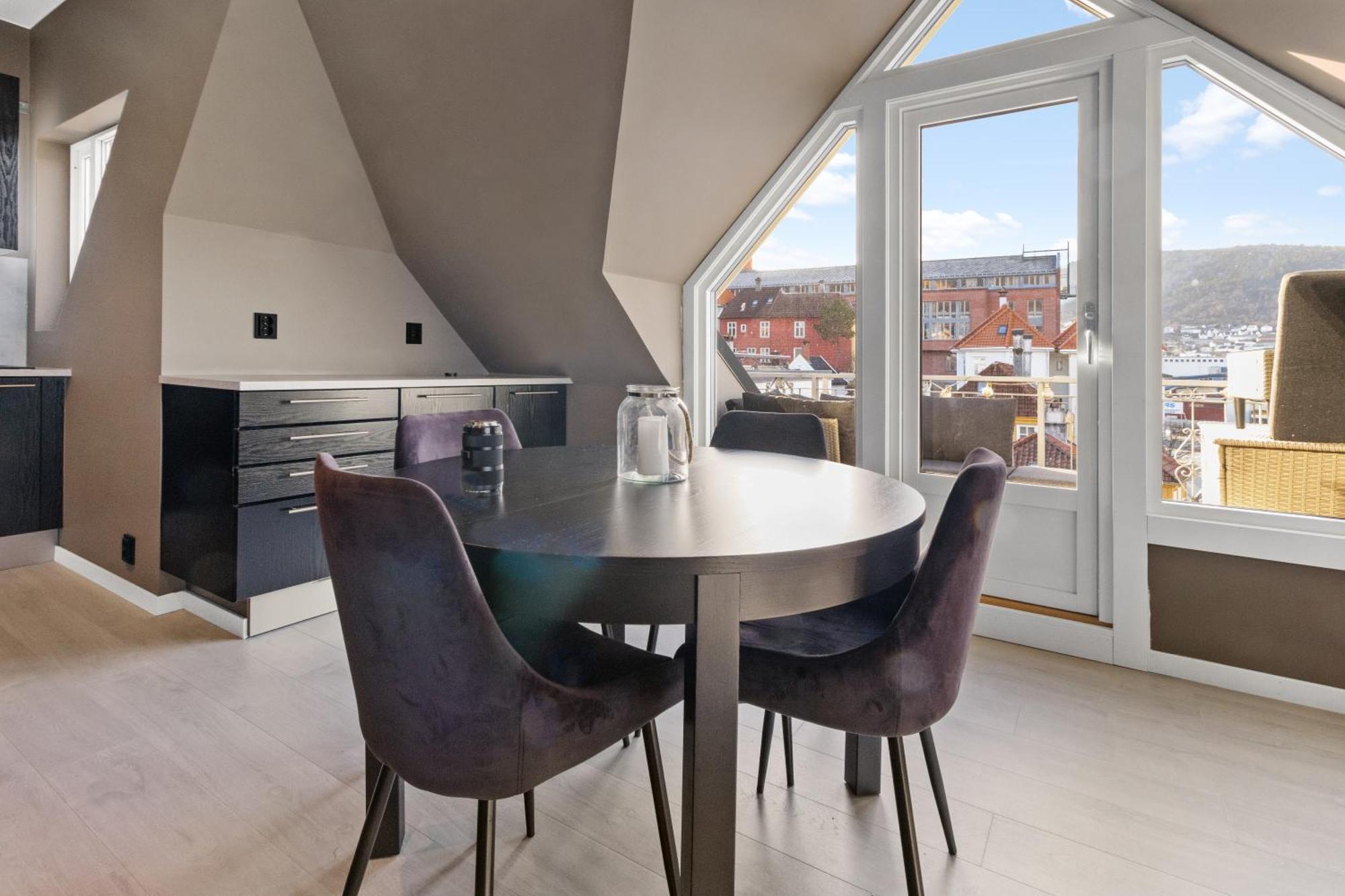 Penthouse Apartment In Bergen Exteriér fotografie